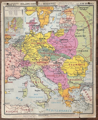 Rare ancienne carte - ancienne,