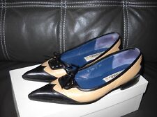 CHAUSSURES BALLERINES SOULIERS BICOLORE MARQUE IVOIRE