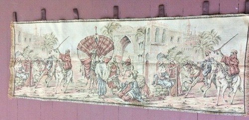 Tapestry woven wall hanging - tapestry,