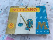 Ancienne Boite MECCANO N°) 6
