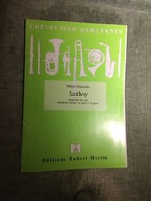 Michel Delgiudice Saxboy partition pour saxophone et piano score Robert Martin