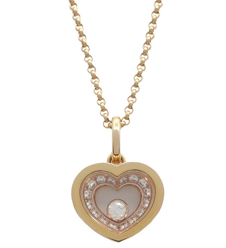 Collier coeur chopard happy - collier,