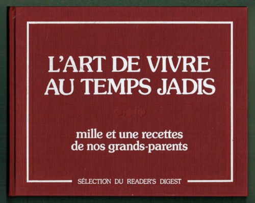 Art vivre temps jadis - de,