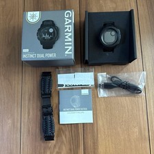 GARMIN INSTINCT DUAL POWER TACTICAL Noir