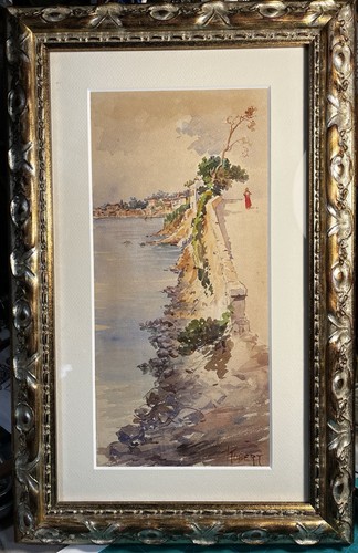 Aquarelle ancienne originale
