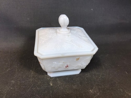 Ancien sucrier opaline - en, de