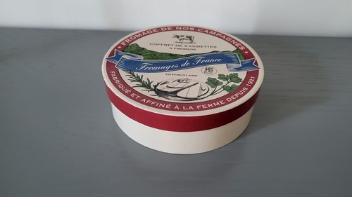 Coffret assiettes fromage - à,