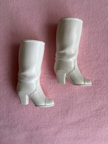 Paire bottes blanches - bottes, pour