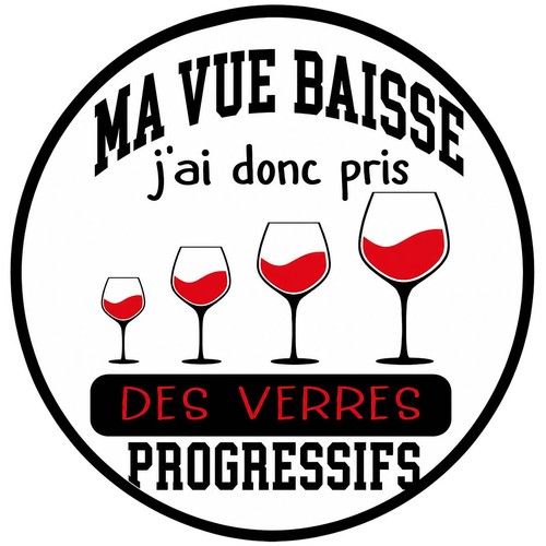 Sticker humoristique vin - sticker,