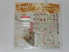 kit, set scrapbooking (4 sachets,6 feuilles,5 rubans,1 sticker); (thème:nature)