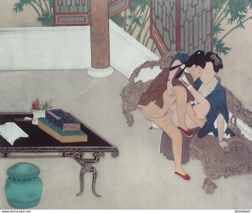 Estampe chinoise claude tchou - chinoise,