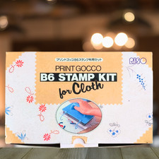 Vintage Riso Print Gocco B6 Tissu Stamp Kit Tissu Impression Japon Inutilisé ...