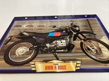 BMW 800 GS R80GS 1980 fiche carte moto passion collection Atlas
