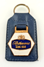 Porte clés émaillé sur cuir