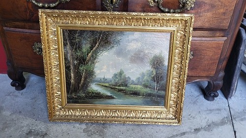 Tableau peinture huile sur - huile,