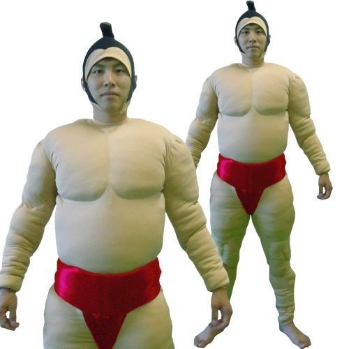 Sumo suit red cosplay costume - sumo,