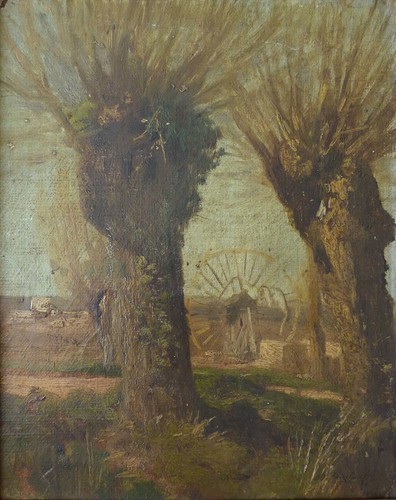 Paysage aux saules - et, au