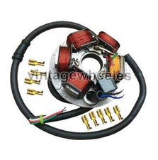 Vespa PL170 / PK50/S / XL /XL2/V50 / PV Stator Bobine Plate avec Noir Câble.
