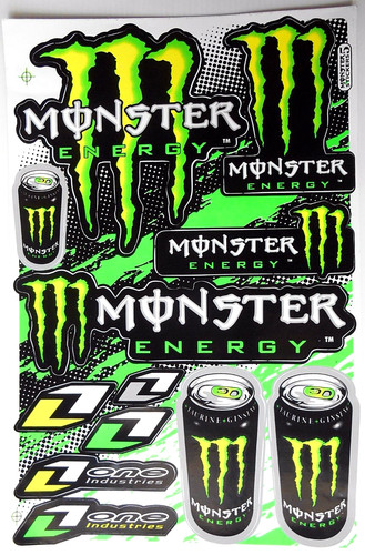 Autocollants monster 5 - "monster, n°5"