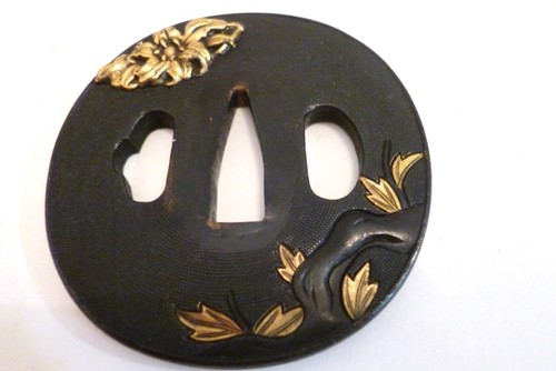 Tsuba japonaise 19ème garde - tsuba,