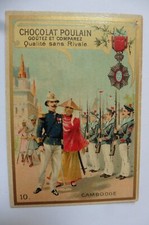 Chromo Chocolat Poulain - Asie