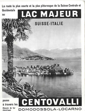 Guide touristique - Plan - LAC MAJEUR - SUISSE - ITALIE - 17x13 cm - 1940/50's