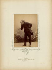 Harald Paetz, Theatre, Olufsen, Gulddaasen, Falsmaal vintage albumen printHa