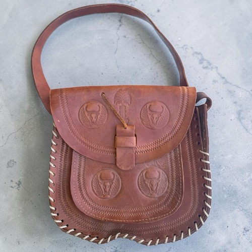 Sac bandoulière vintage cuir