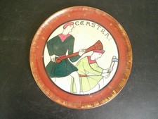 ASSIETTE DECOR TAPISSERIE DE BAYEUX CEASTRA BAVENT FAIT MAIN NON LOUIS DESMANT