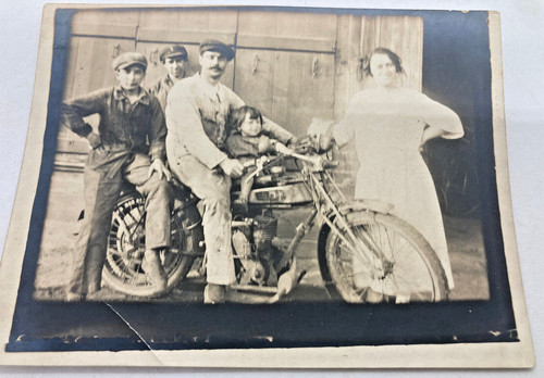 Ancienne photo moto - ,