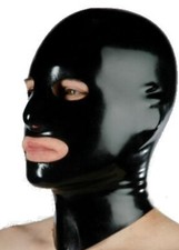 Cagoule en Latex,  Masque In Latex, Latex hood  fetiche cagoule rubber hood  M