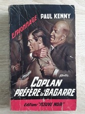 LIVRE- FLEUVE NOIR- Espionnage- N°182- Coplan préfère la bagarre-Kenny Paul 1959