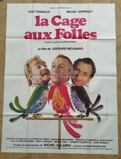 Affiche Ancienne Cinéma Film La Cage Aux Folles 120 X 160 cm 