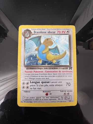 Carte pokemon dracolosse - carte,
