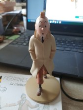 FIGURINE TINTIN - TINTIN EN TRENCH-COAT + LIVRET / HERGÉ, MOULINSART