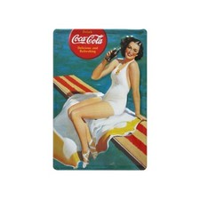 Plaque métal publicitaire