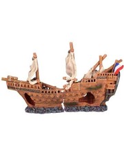 Déco Aquarium Géante Bateau
