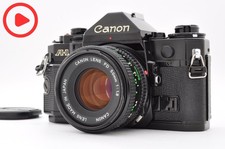 Boîtier appareil photo argentique 35 mm Canon A-1, objectif neuf FD 50 mm F/1...