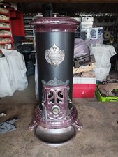 Poêle Godin rare ancien modèle 2123 émaillé Violet Majolique  années 30