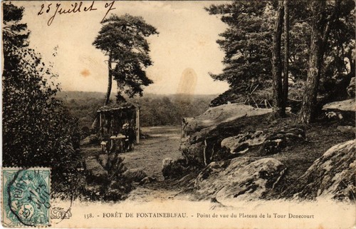 Cpa foret fontainebleau - foret,