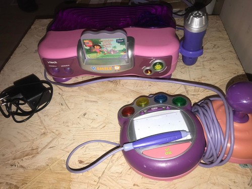 Console vsmile rose - avec, jeux
