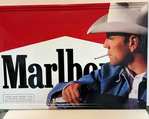 Marlboro man lighting metal - man,