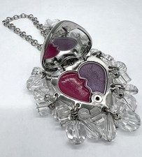 Charm de sac Dior coeur argenté Pretty Charm Secret Lip Gloss édition limitée