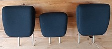 3 appuie-tête siege banquette arriere Suzuki S-Cross SX4 phase 2 tissu noir