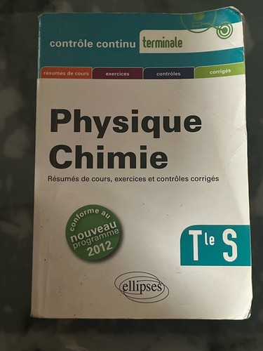 Physique chimie terminale - physique-chimie,