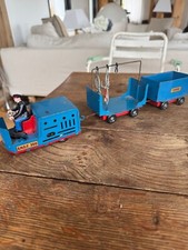 CHARIOT DE GARE Vébé REF 350 AVEC WAGON POSTE ET PORTE VELO 34 CM AVERTISSEUR