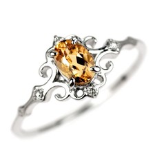 Bague diamant topaze