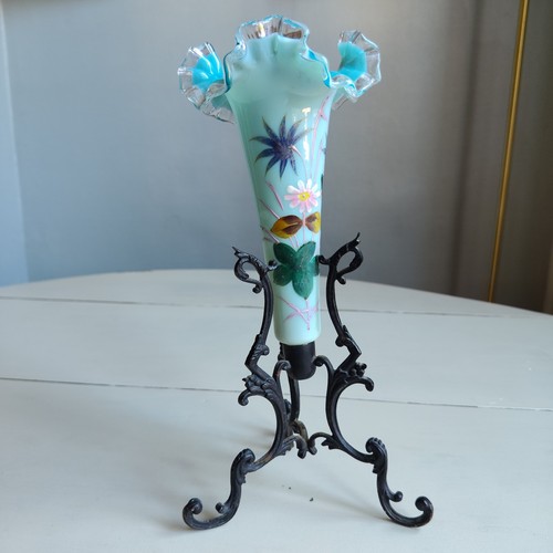 Vase soliflore verre opalin - soliflore, en