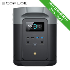 ECOFLOW Reconditionné DELTA 2 Max 2048Wh LiFePO4 Centrale Électrique Portable