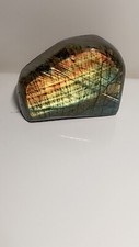 375g  BLOC A POSER LABRADORITE Madagascar Massage Lithothérapie pierre 